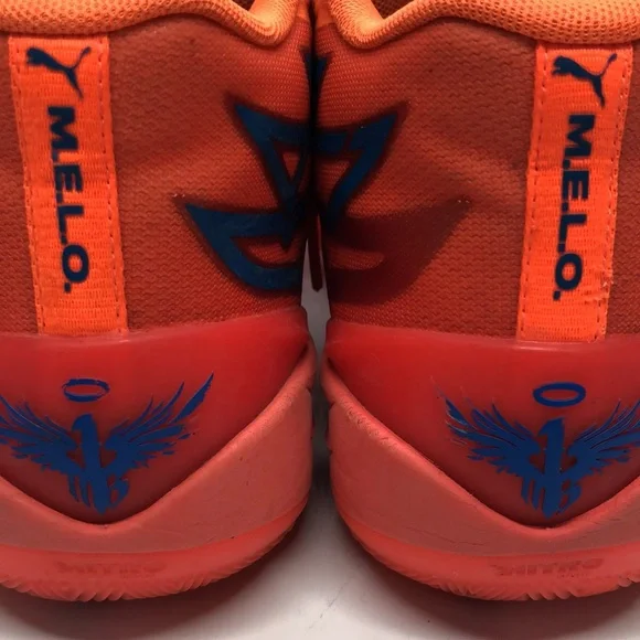 Mens PUMA MB.02 Supernova 376442-01 Orange/Blue USED Without Box Sz 6 - Picture 8 of 12